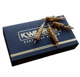 14 Round Shader - .35 (#12) - Medium Taper - Kwadron Cartridge Needles